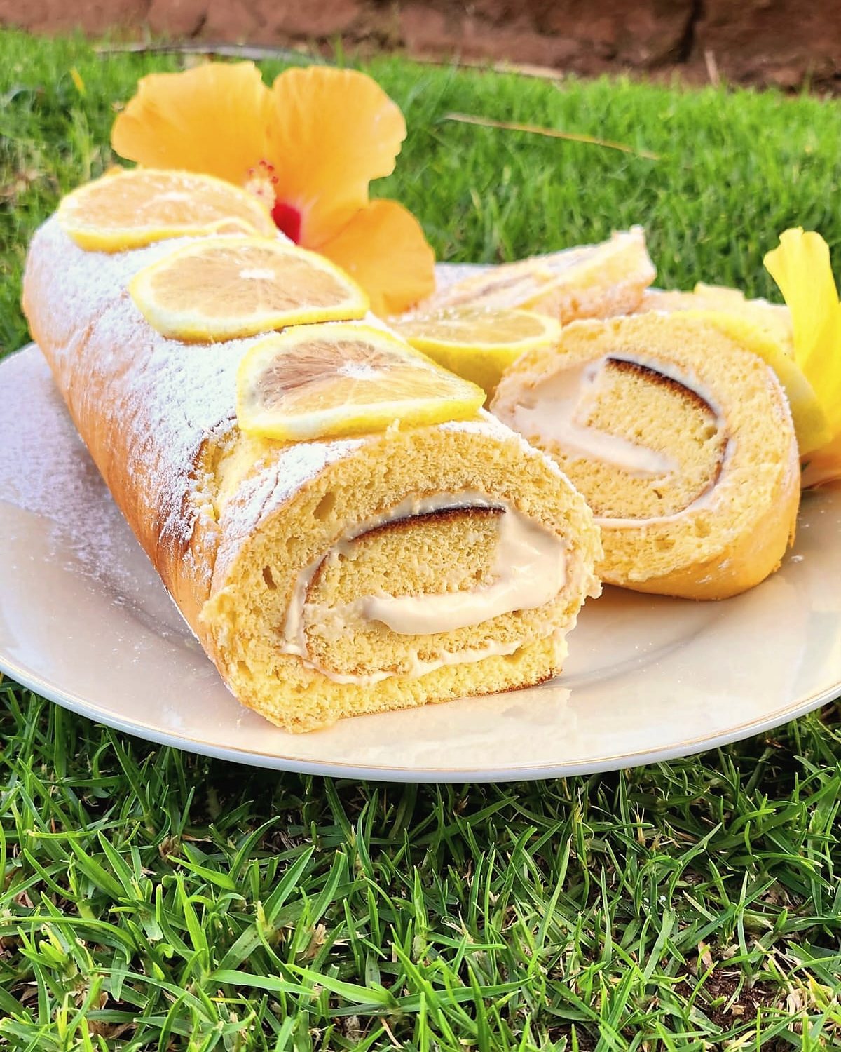 Lemon Swiss roll